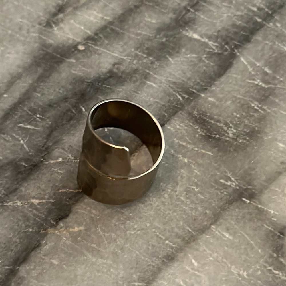 Beautiful Silver Statement Ring With Adjustable W… - image 2